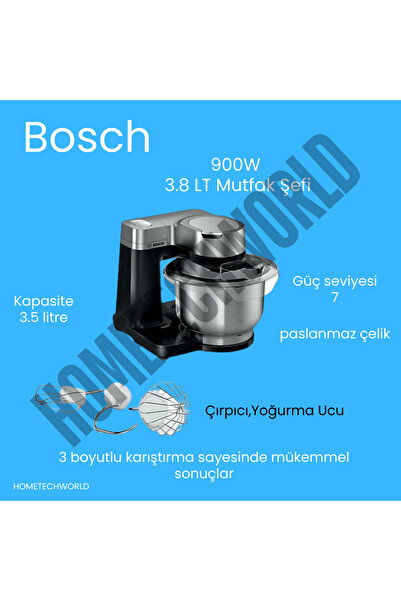Bosch 900W 3.8 LitrebMutfak Makinesi