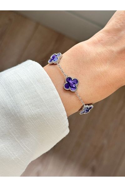 YOUES JEWELRY 316L Steel Bracelet Pearlescent Women Men Unisex Bracelet Double Sided Bracelet