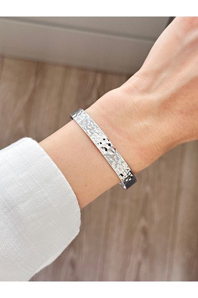 YOUES JEWELRY Adjustable Silver Color Bracelet