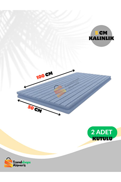 WRAPPACCK 5 ADET 2CM Strafor 28-30DANSİTE SERT XPS MAVİ Levha Köpük 50cmX100 ...