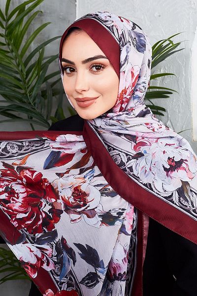 Golden Rose شال ديزي ناعم بنقشة الزهور