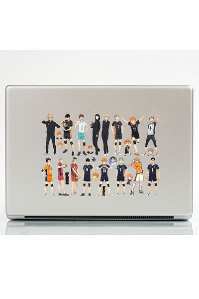 Ororabutik 44 Pieces Haikyuu Anime Sticker Set - Sticker Set Sketchbook