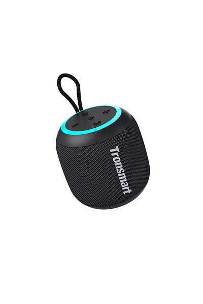 Tronsmart مكبر صوت محمول ترونسمارت T7 ميني 15 وات، بلوتوث 5.3، مقاوم للماء IPX7، بطارية تدوم حتى 18 ساعة - أسود
