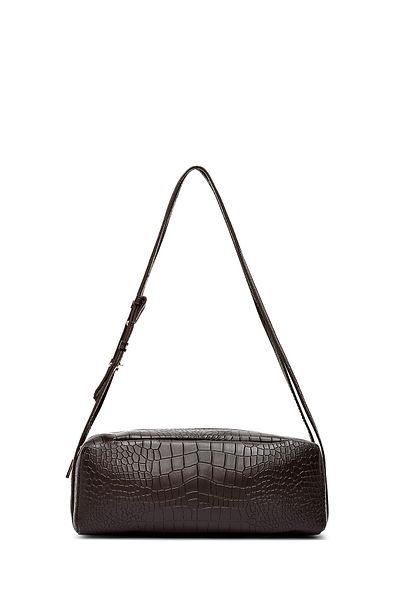 Derimod Women's Brown Crocodile Patterned Shoulder Bag 25Sbd2029E3