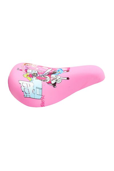 Cin Candy Girl Spring Saddle (16–20 Rim) - Girl's Bicycle Saddle Pink