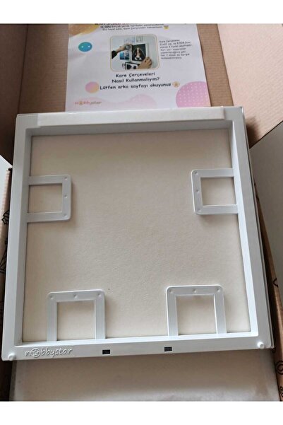 rgdijitalbaskı Nobystar Detachable Square Frame White (3 Pcs) Photoless Pvc Li
