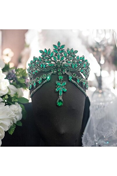 Sabek Bujiteri alınlıklı Gelin,Kına,Nişan,Söz,After,Bride,Party Taç