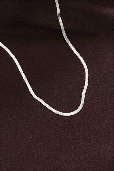 Skygo 316L Steel Silver Color 60 cm Italian Chain Necklace - TJ-BKO6229