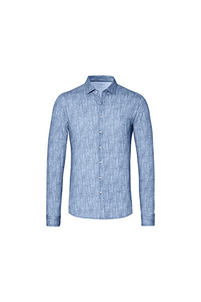 Wappen Langarm FreizeitHemd für Herren