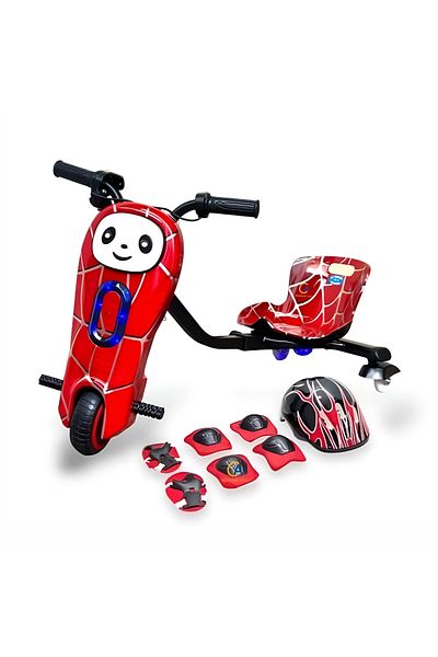 Generic Electric Drift Scooter | Small | 36V | Red | 3-Wheel Panda Design