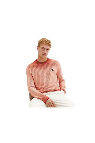 Tom Tailor V Pullover Für Herren In Rot