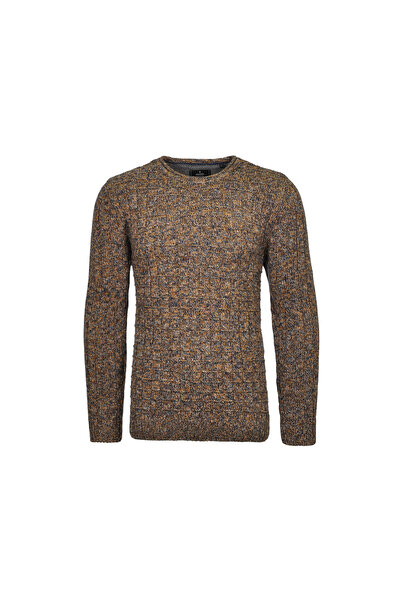 Ragman Rundhalspullover für Herren in mehrfarbig