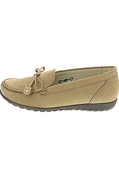 Waldläufer Komfort Slipper Für Damen In Beige