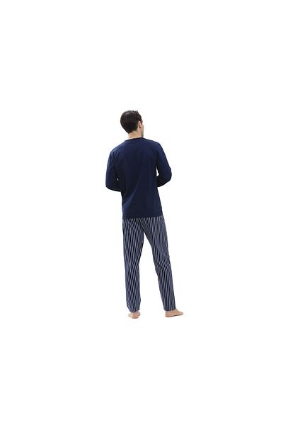 MEY Pyžamový kurz für Herren in blau