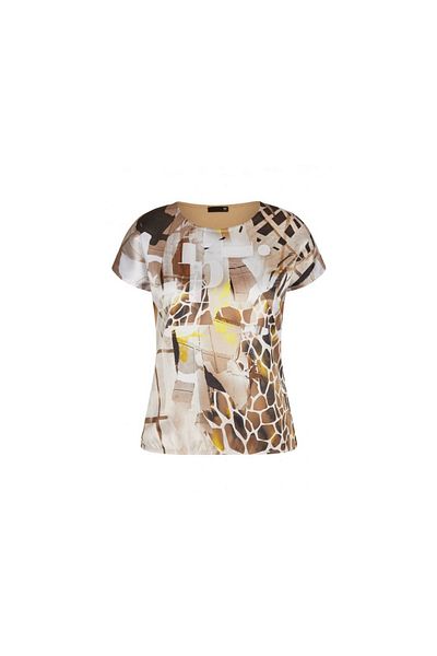 Rabe 1920 Rundhals T-Shirt für Damen in sand