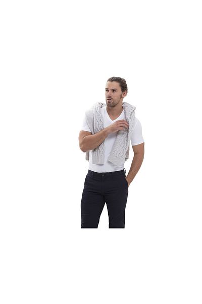 MEY Pyjama Kurz Für Herren In Weiß