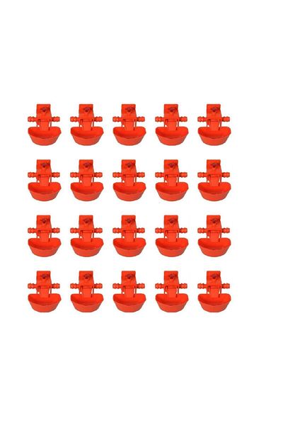Endiket 20 Pcs Turkey Goose Duck - Automatic Chicken Chick Waterer & Drinker