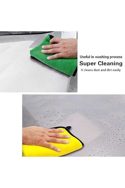 Other Microfiber Cleaning Towel 30x30cm, High Water Absorption , Reusable(PACK OF 3-COLOR MAY VARY)