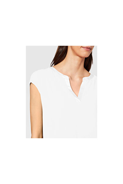 comma V-Kragen T-Shirt