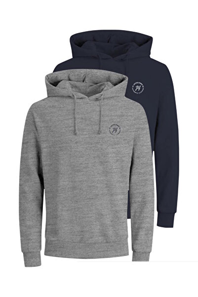 Jack & Jones Hoodie Jaxon Kapuzensweatshirt Doppelpack