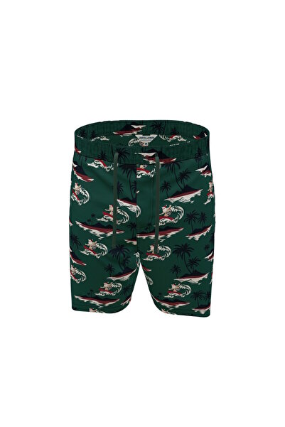 Jack & Jones Shorts Kurze Hose JPSTJEFF JJJOGGER SHORTS XMAS AKM mit Tunnelzu...