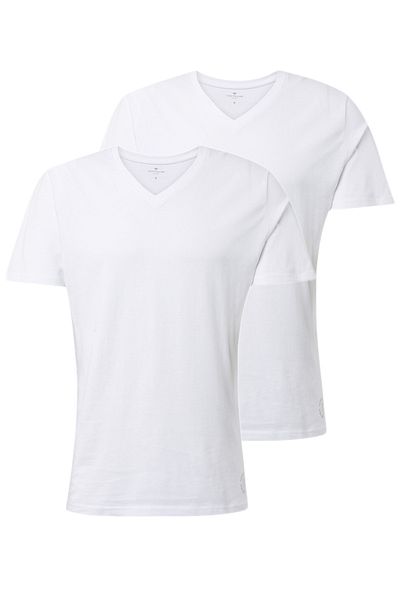 Tom Tailor T-shirt 2er Pack T-shirts V-neck Basic Tt Tee