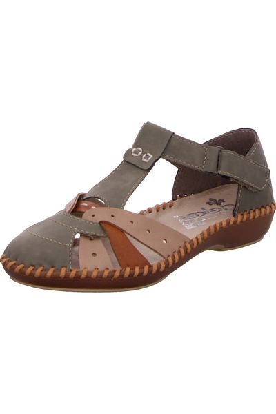 Rieker Sportliche Slipper für Damen in grün