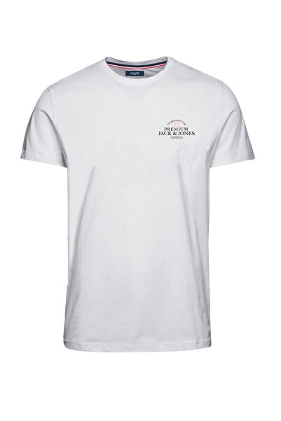 Jack & Jones Shirt Kurzarmshirt BLUKEY TEE SS mit Rundhalsausschnitt und Logo...