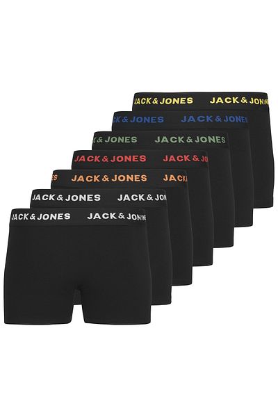 Jack & Jones Junior Boxershorts Basic Unterhosen Siebener Pack