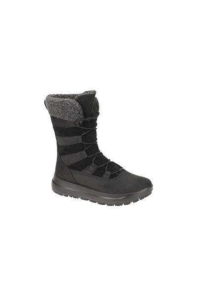 Ecco Solice Schwarze schwarze Stiefel