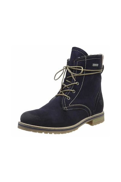 Tamaris Schnür-Stiefeletten für Damen in blau