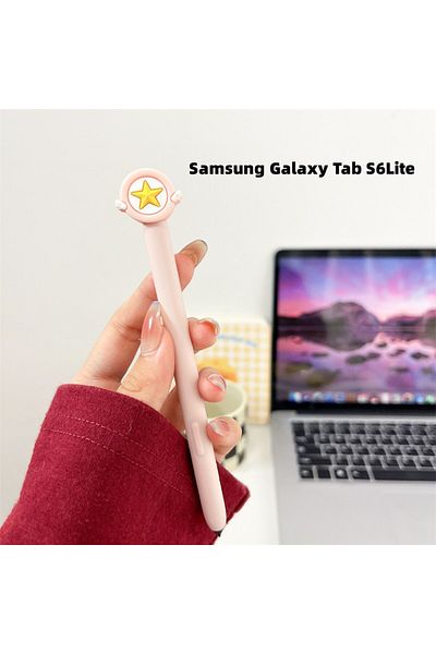 Choice حافظة أقلام سيليكون خماسية الشكل بتصميم رسوم متحركة لطيفة لهاتف سامسونج جالاكسي S6 لايت