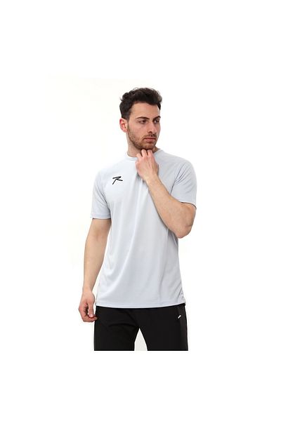 raru Ανδρικό μπλουζάκι Velox Grey - Κοντό μανίκι, τεχνικό ύφασμα
