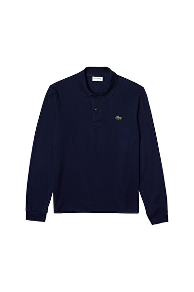 Lacoste Poloshirt Langarmpoloshirt aus Petit Piqué