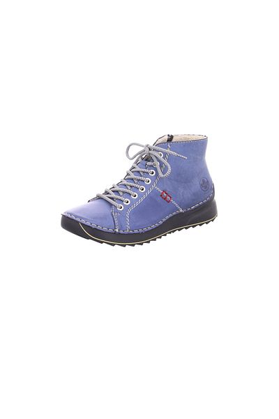 Rieker Schnür-stiefeletten Für Damen In Blau