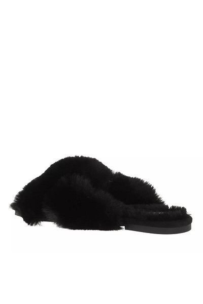 Lauren Ralph Lauren Sydney Violent Flache Hausschuhe in Schwarz