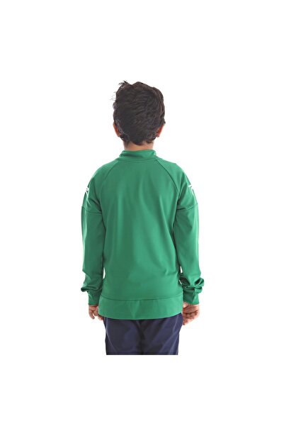 raru Children's Half Zip Top Fugio Green