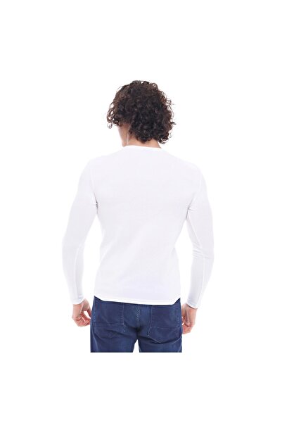 raru Vesper White - Long Sleeve Technical Performance Sports T-shirt