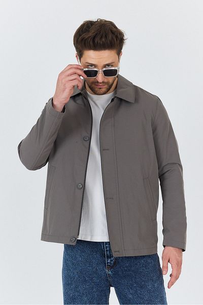 EnricoBASELLİ Cotton Safari Summer Spring Thin Khaki Coat