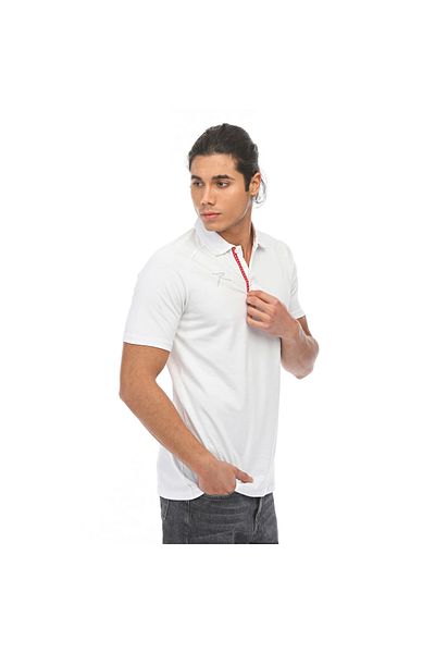 raru Μπλουζάκι Polo Pike Spero Λευκό