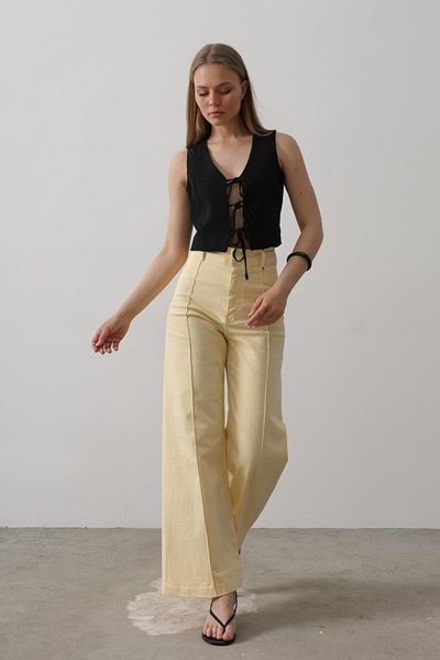 modaserdem Tie-Up Vest - Black