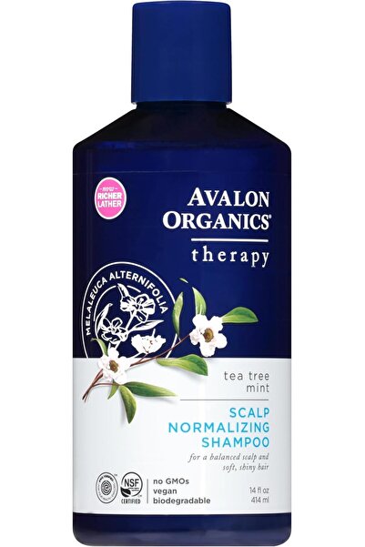 Avalon Care شامبو أفالون أورجانيكس الطبيعي لفروة الرأس بالنعناع وشجرة الشاي، ...