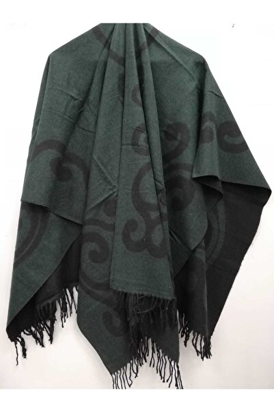 Lavinya شال نسائي شتوي ذو وجهين على الكتف