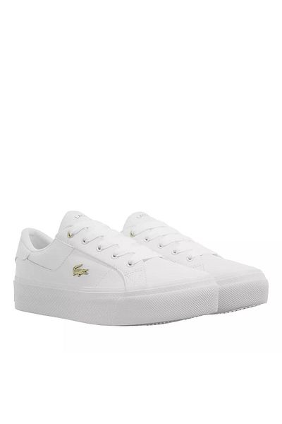 Lacoste Ziane Platform 124 2 Cfa Wht/gld