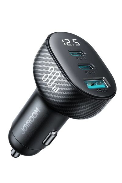 Joyroom JR-CCD04 2A1C 30W Car Charger Black