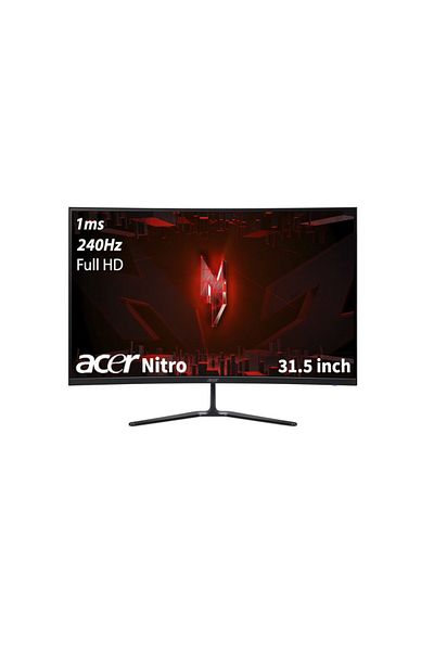 ACER Nitro ED320Q Curved Gaming Monitor 31.5-inch Full HD 1920x1080 HDR10 VA Panel 240Hz Refresh Rate