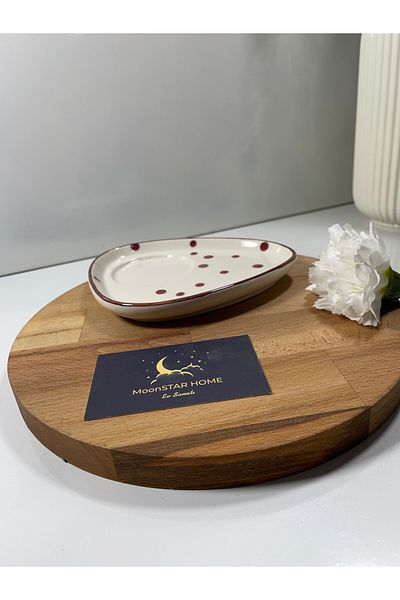 Madame Coco Vie Rouge Sauvage Tea Plate - 15 cm