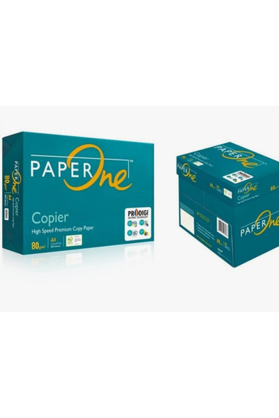 Paper One ورق نسخ باريبون 80 جرام A4، علبة 2500 قطعة