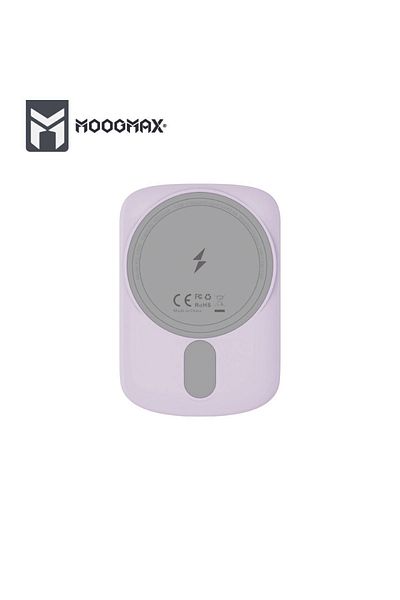 MOOGMAX Mini Magnetic Wireless Power Bank 20W Fast Wireless Charger Portable External Battery 10000mAh Turquoise