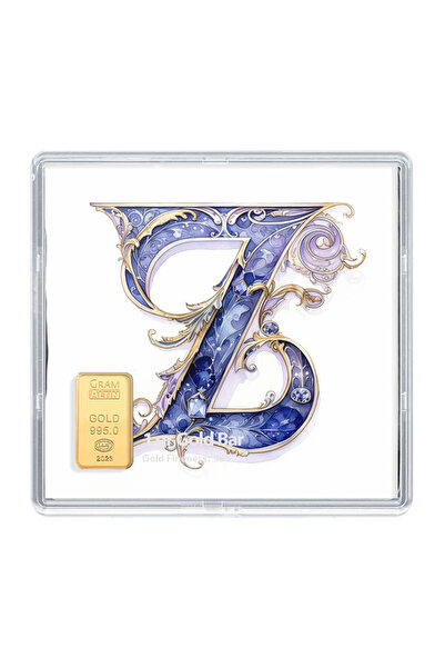 JEWELAi 24 ayar altın Z Harfi külçe 1 gr, TS31832 Kodlu